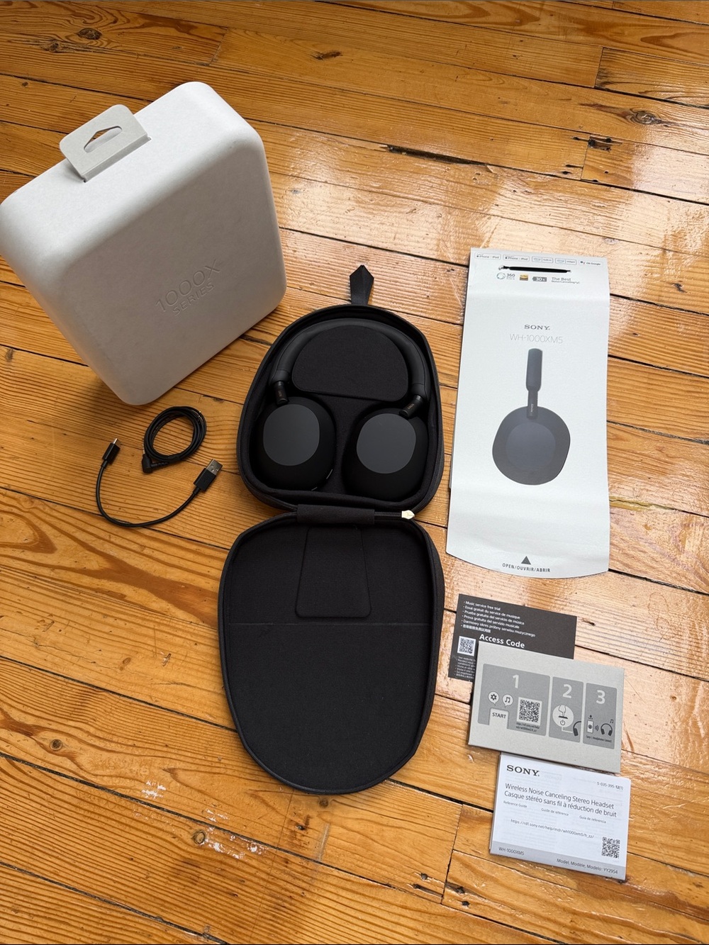 Sony WH-1000XM5 Noise-Canceling Headphones — Black